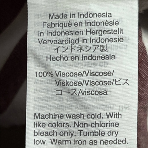 Madewell | Striped Stanza Ruffle Hem Short Sleeve Peplum Top, XL - Picture 10 of 10